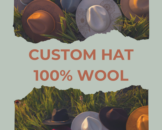 Custom Hat 100% Wool